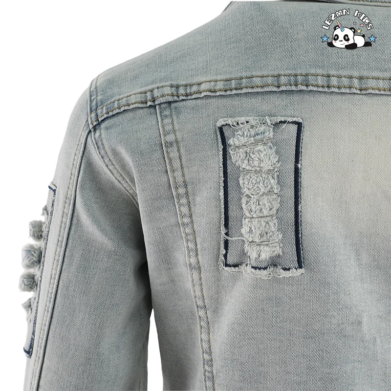 LEZONKIDS - OEM Customizable New Denim Sequin Women Clothing Sets Two Piece Made in China